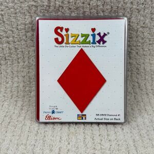 Sizzix 38 0802 Diamond 1 Die Cutter Tool Shape Crafting Brand New Sealed